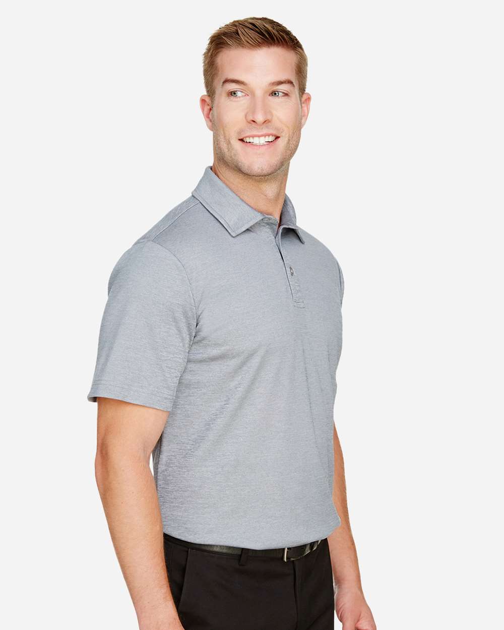 Men's CrownLux PerformanceÂ® Address MÃ©lange Polo