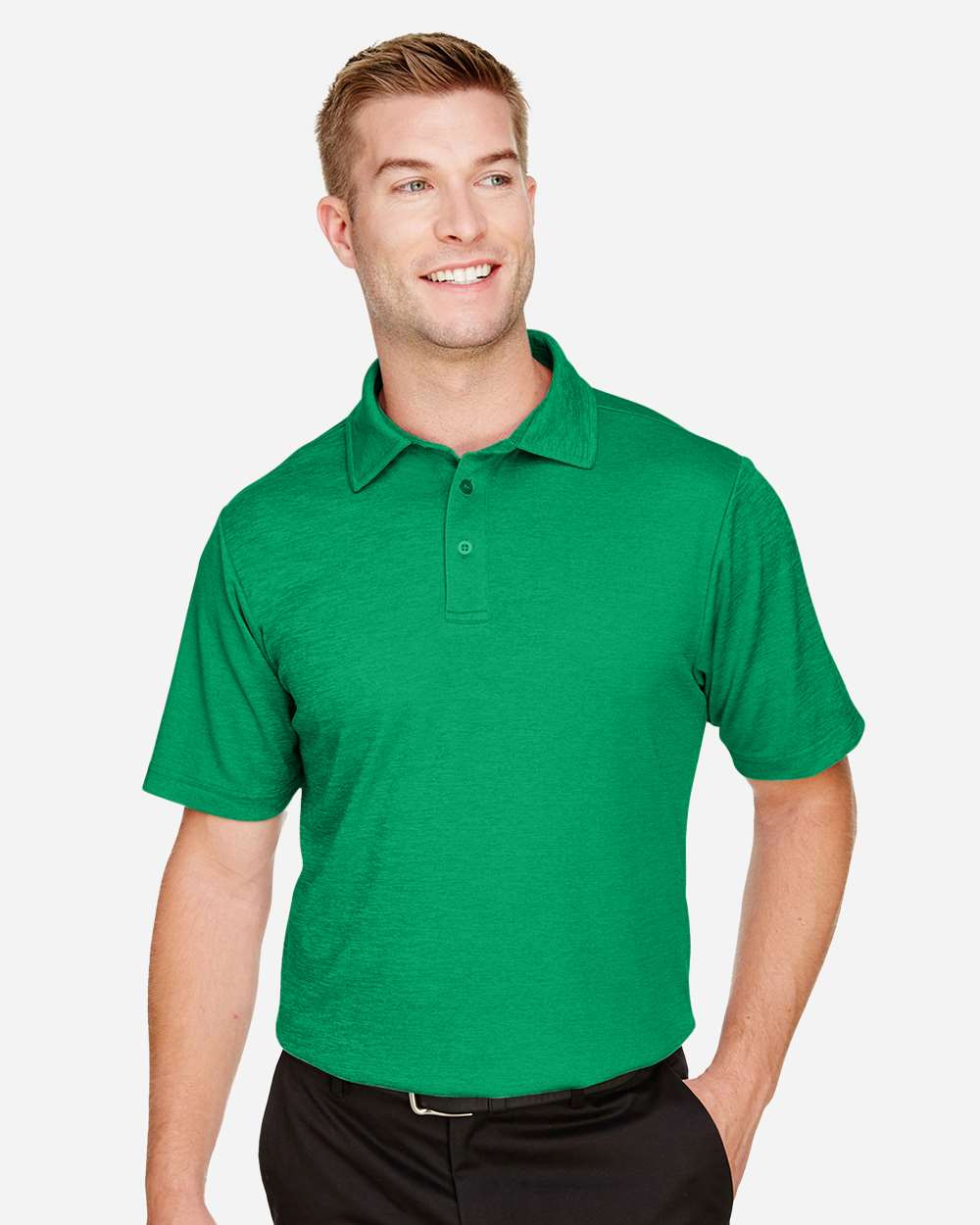 Men's CrownLux PerformanceÂ® Address MÃ©lange Polo