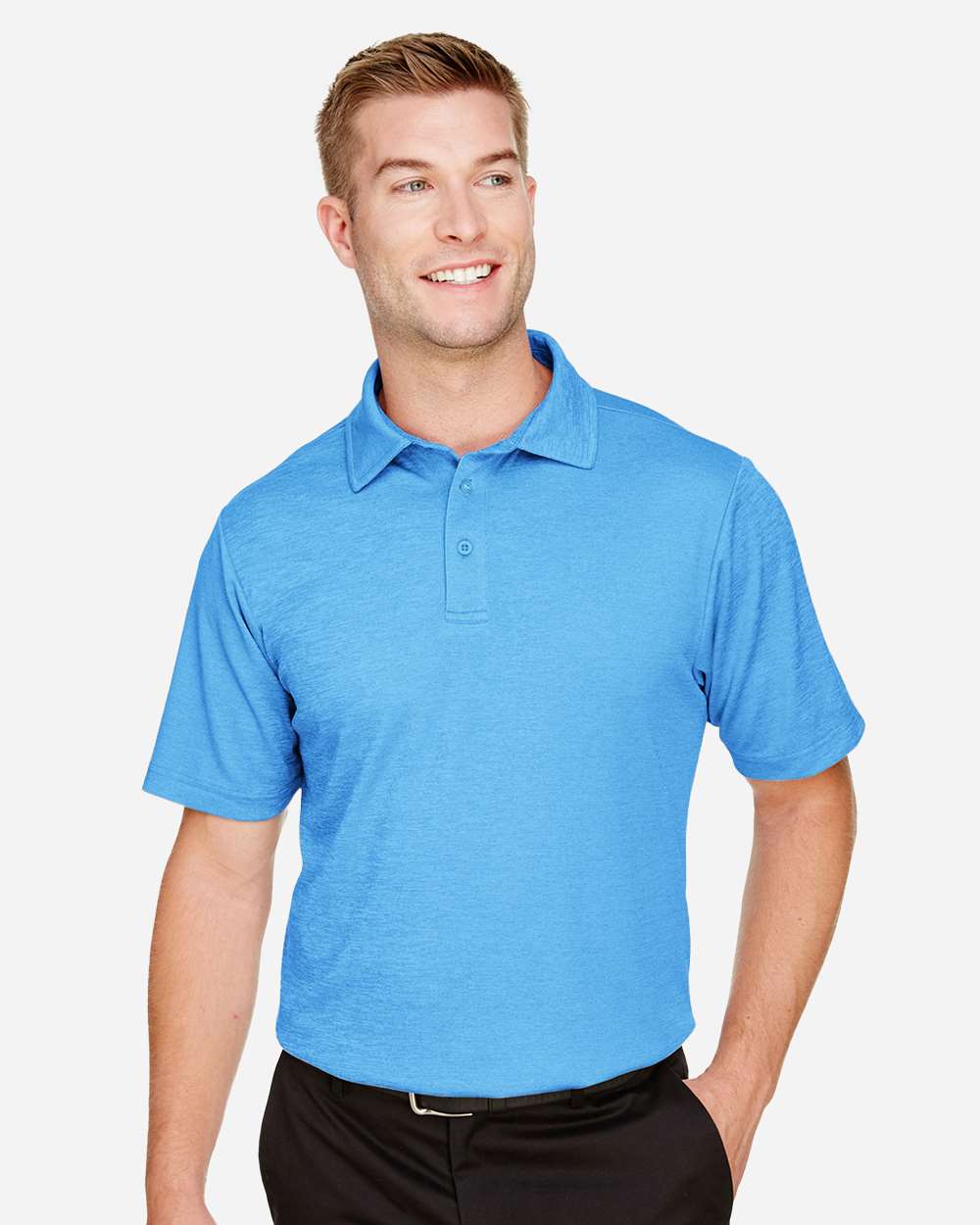 Men's CrownLux PerformanceÂ® Address MÃ©lange Polo