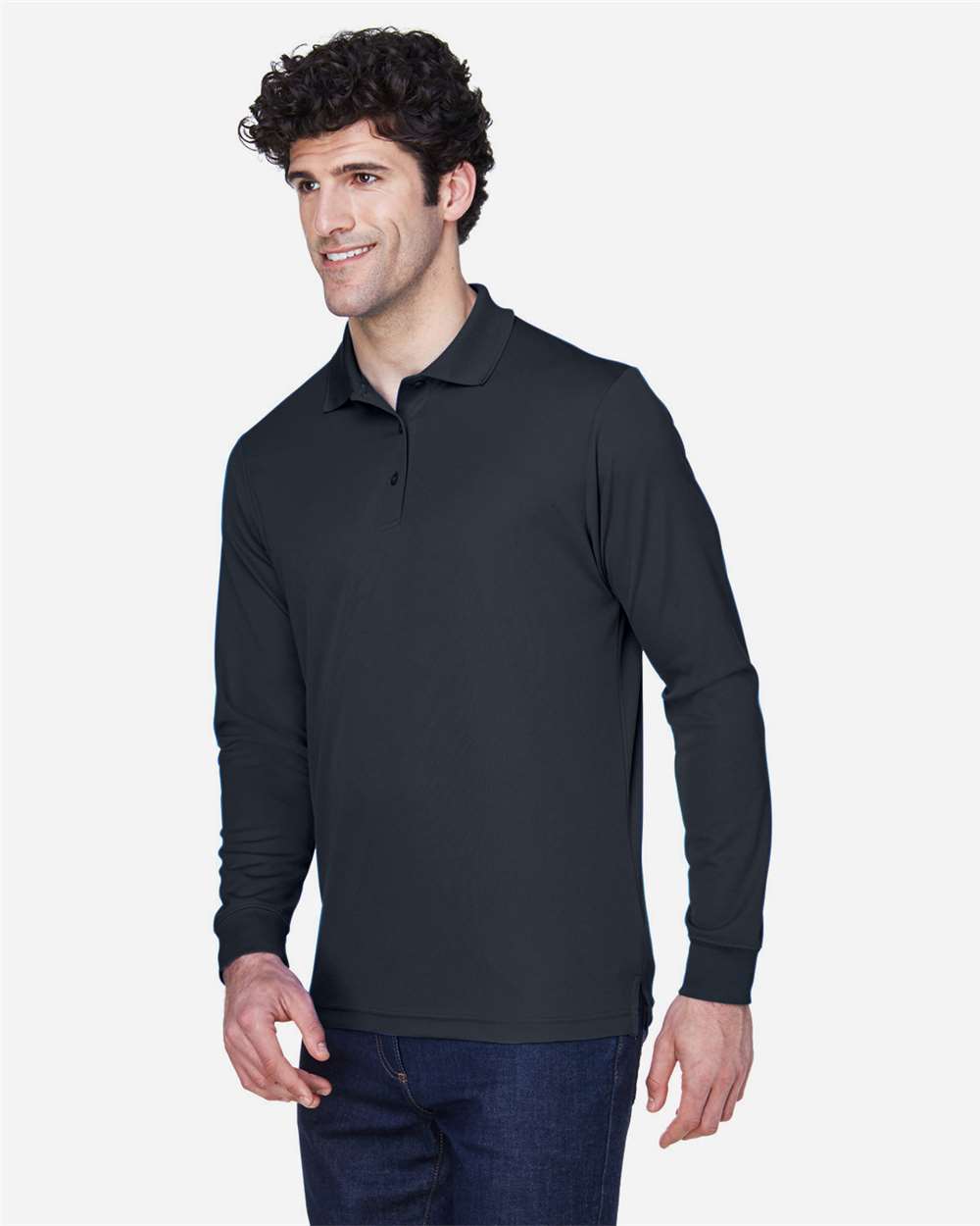 Men's Pinnacle Performance Long Sleeve PiquÃ© Polo
