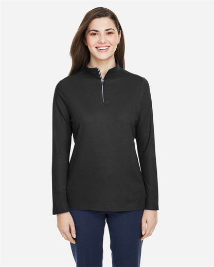 Women's Fusion ChromaSoftÂ™ Pique Quarter-Zip Pullover