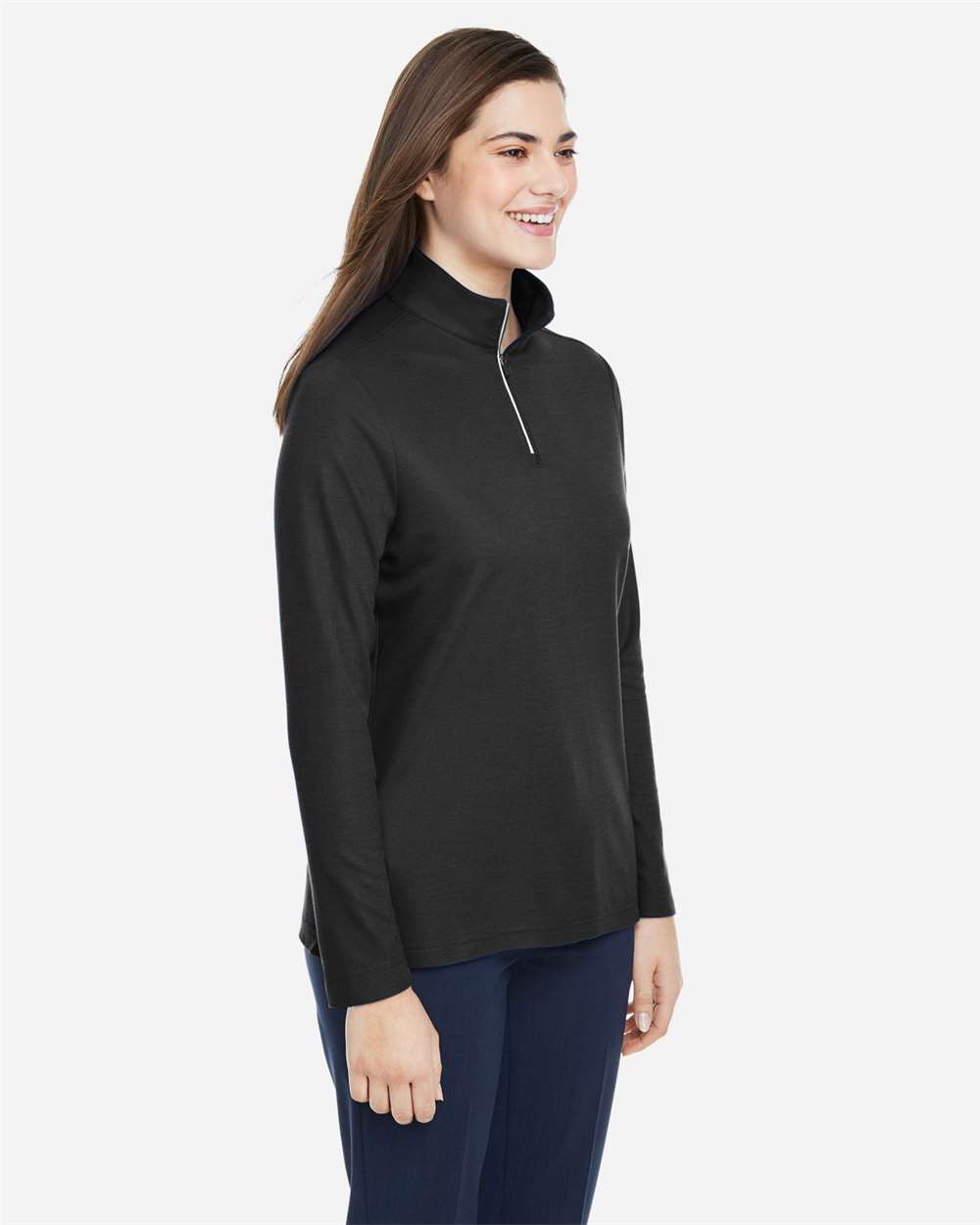 Women's Fusion ChromaSoftÂ™ Pique Quarter-Zip Pullover