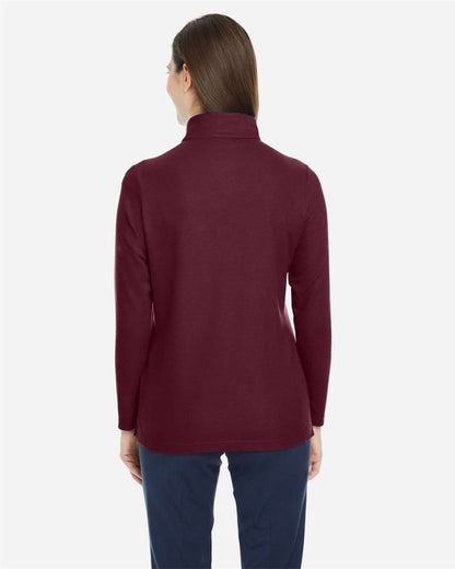 Women's Fusion ChromaSoftÂ™ Pique Quarter-Zip Pullover
