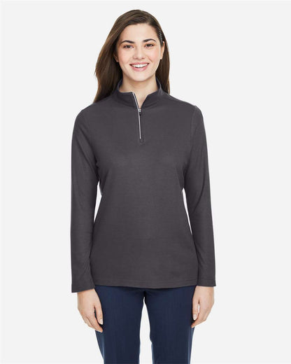 Women's Fusion ChromaSoftÂ™ Pique Quarter-Zip Pullover
