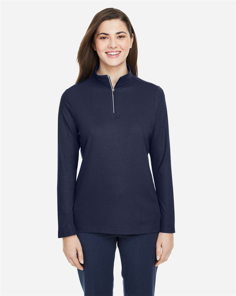 Women's Fusion ChromaSoftÂ™ Pique Quarter-Zip Pullover