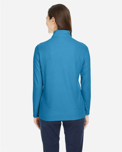 Women's Fusion ChromaSoftÂ™ Pique Quarter-Zip Pullover
