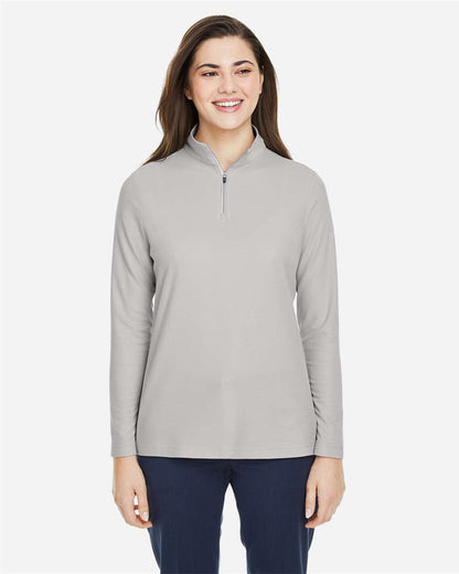 Women's Fusion ChromaSoftÂ™ Pique Quarter-Zip Pullover
