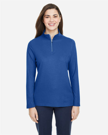 Women's Fusion ChromaSoftÂ™ Pique Quarter-Zip Pullover