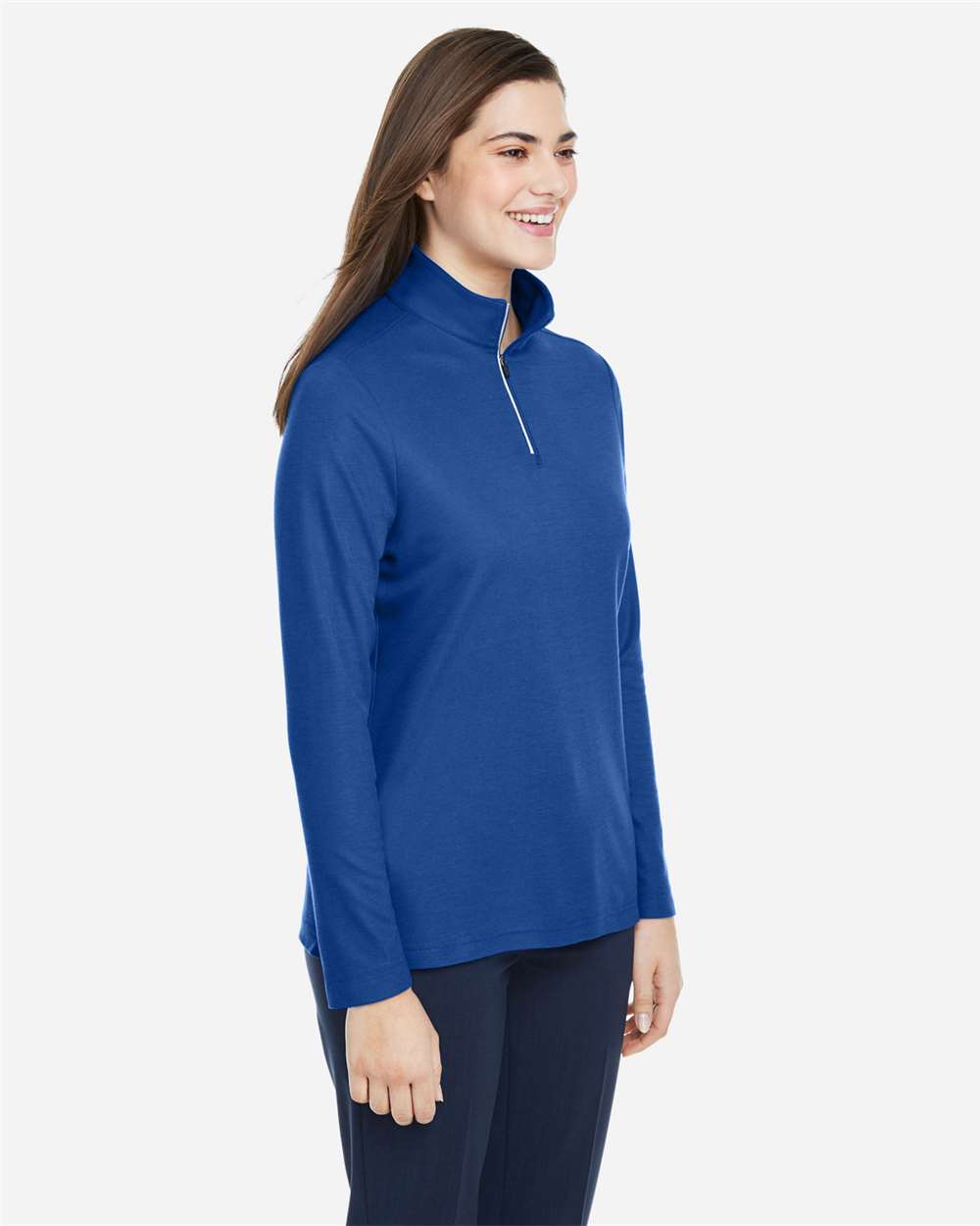 Women's Fusion ChromaSoftÂ™ Pique Quarter-Zip Pullover