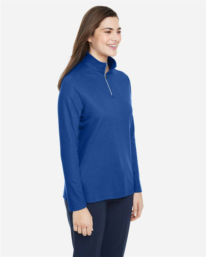 Women's Fusion ChromaSoftÂ™ Pique Quarter-Zip Pullover