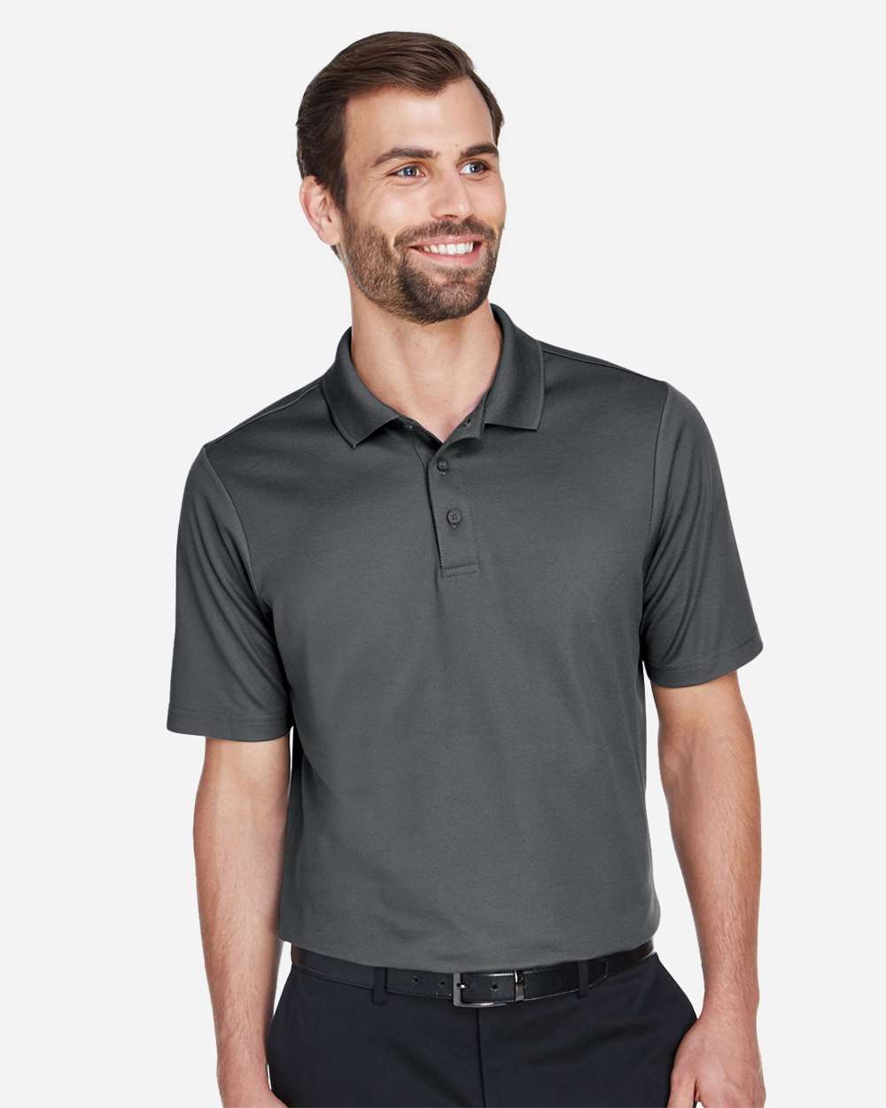 Men's CrownLux PerformanceÂ® Plaited Polo