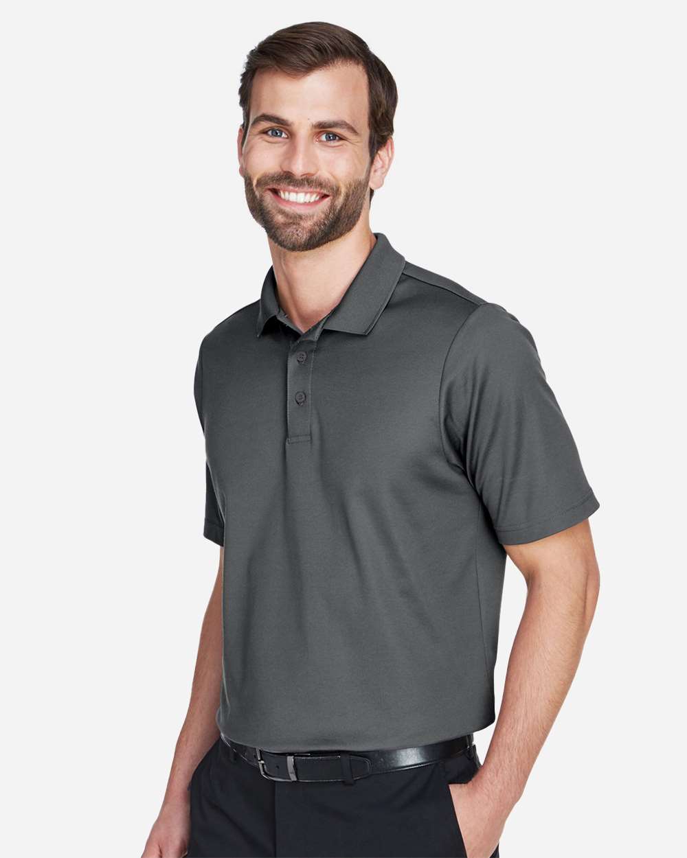 Men's CrownLux PerformanceÂ® Plaited Polo