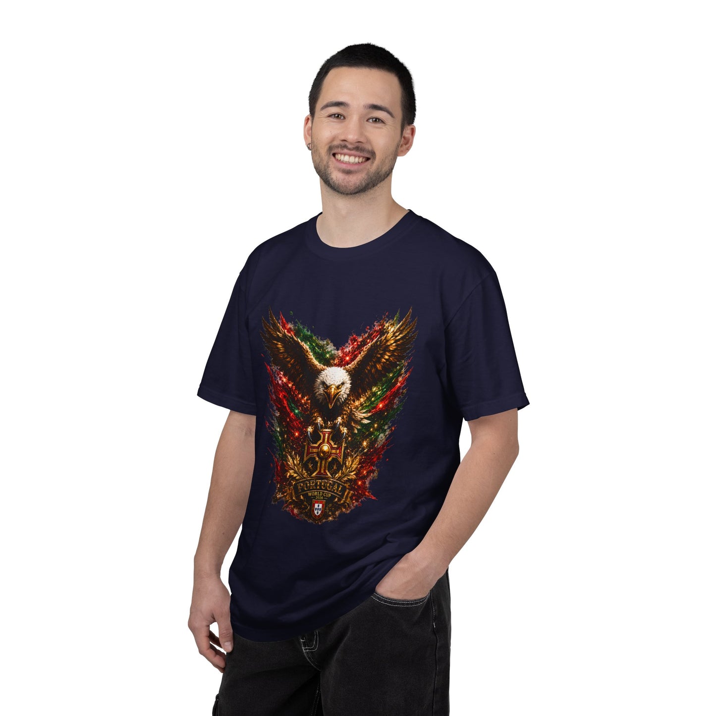 Portugal Football World Cup 2026 'Águia de Portugal' Sovereign Crest – Imperial Glory | Premium Summer Tee