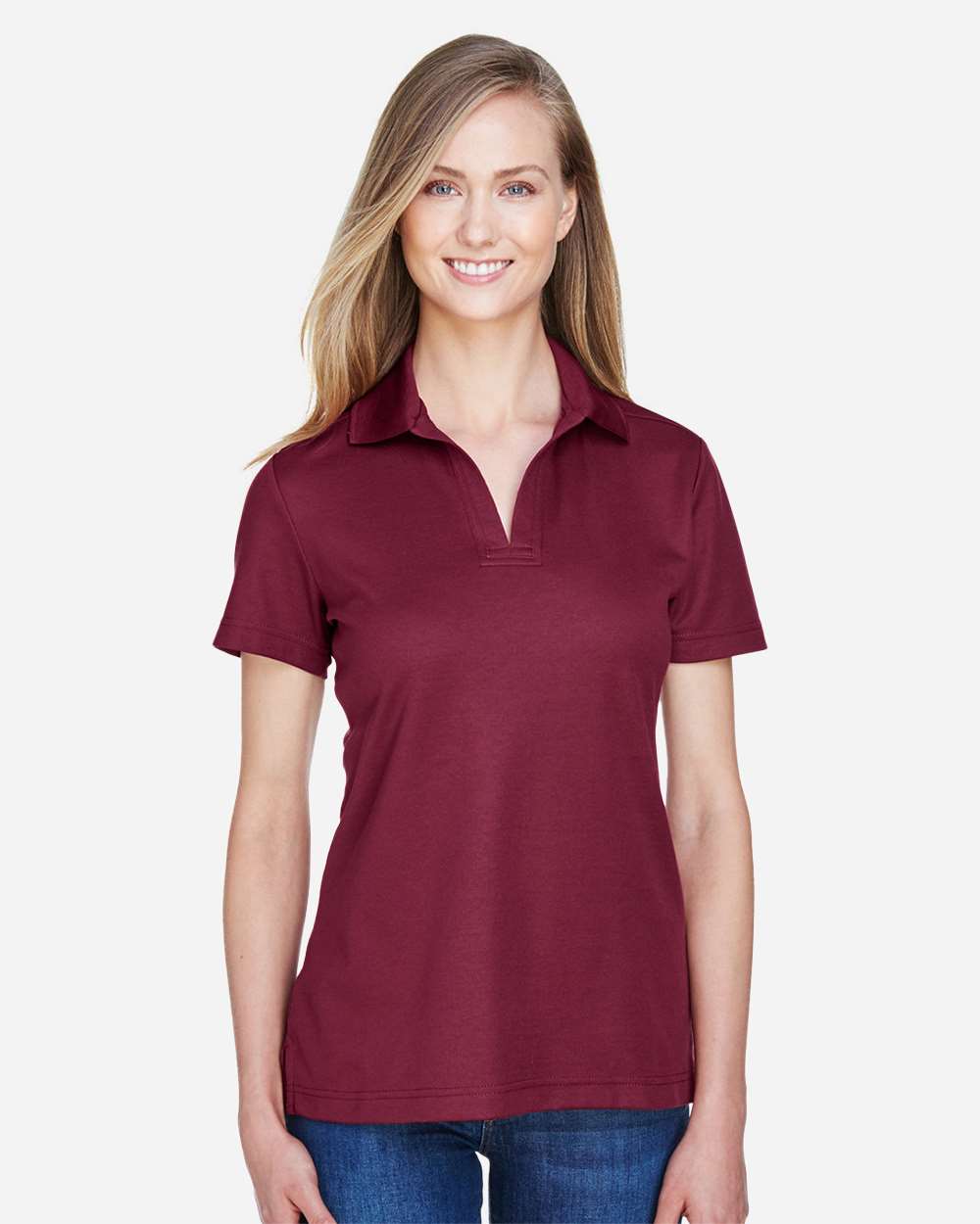 Women's CrownLux PerformanceÂ®Â Plaited Polo