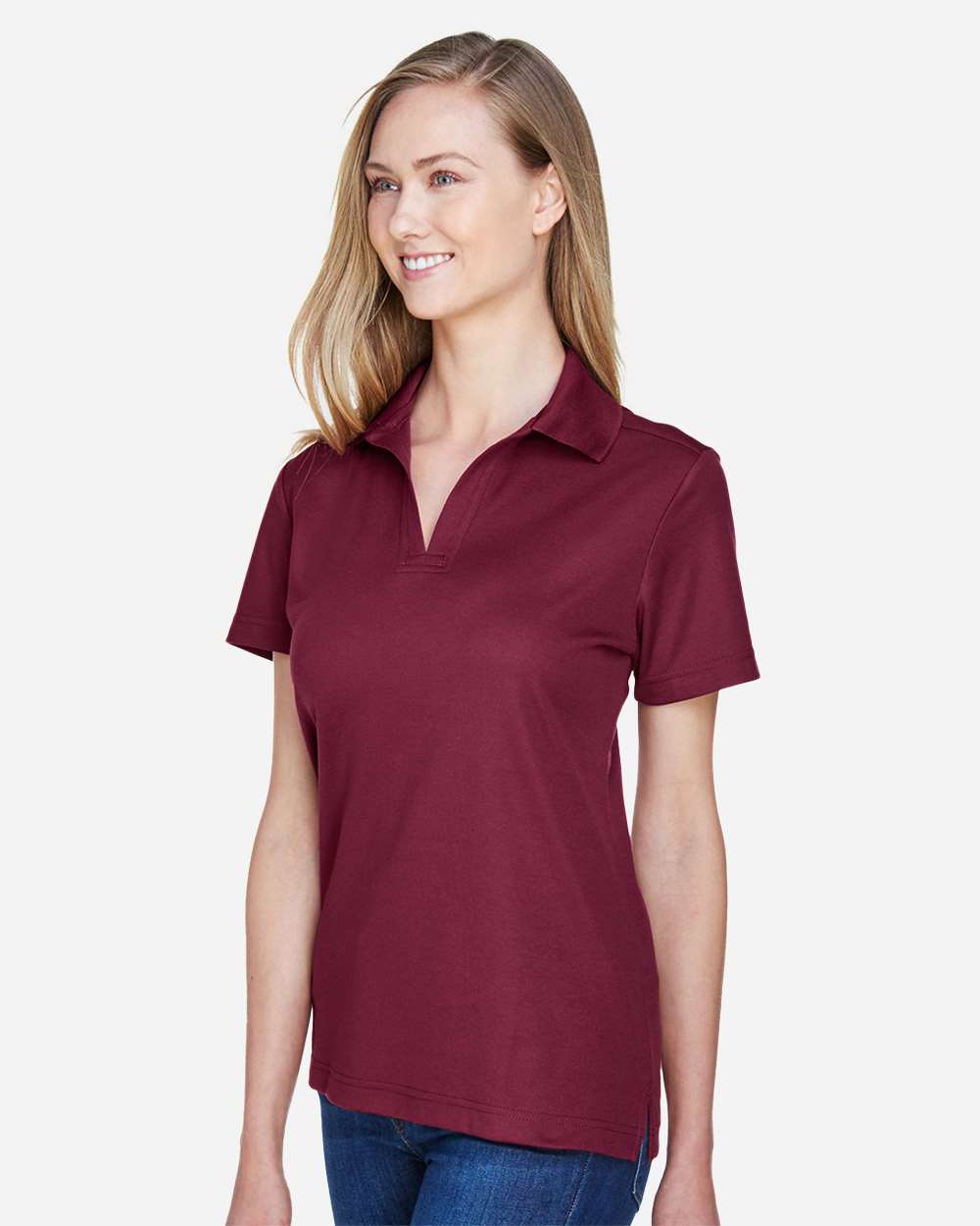 Women's CrownLux PerformanceÂ®Â Plaited Polo