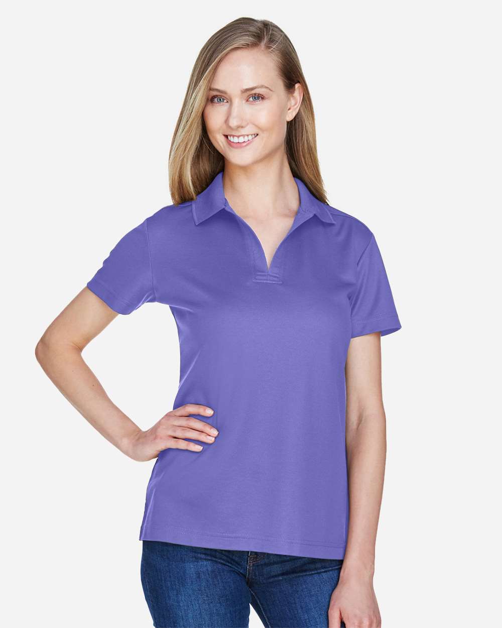 Women's CrownLux PerformanceÂ®Â Plaited Polo