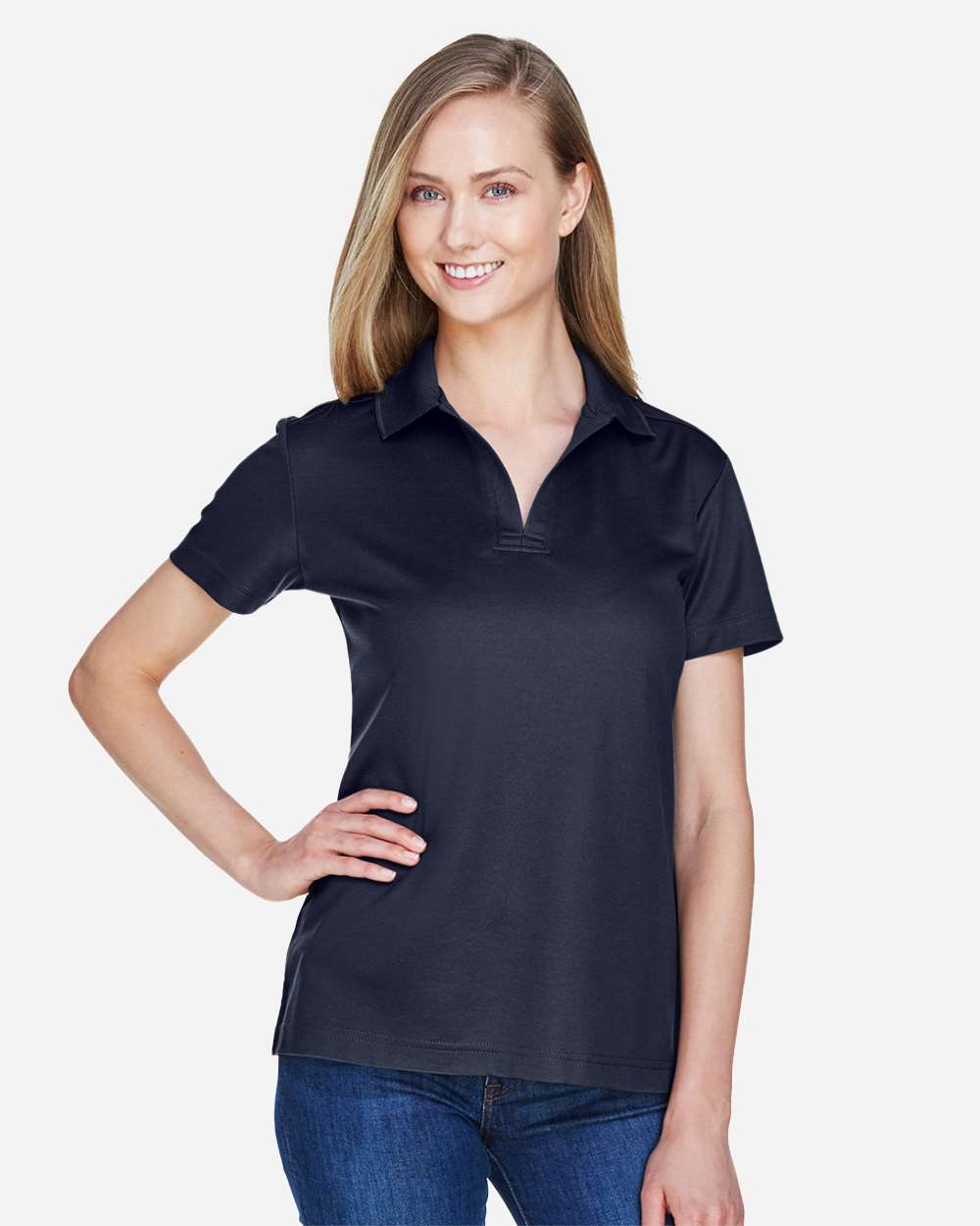 Women's CrownLux PerformanceÂ®Â Plaited Polo