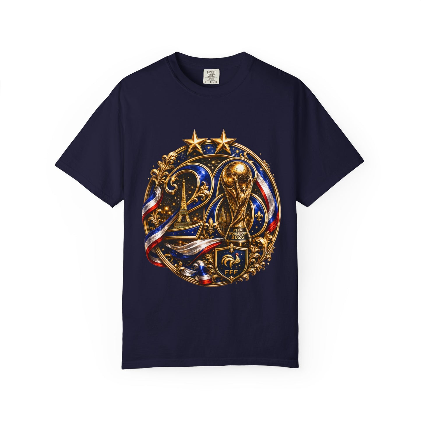France World Cup 2026 Celestial Monogram Medallion – Imperial Glory | Premium Graphic Tee