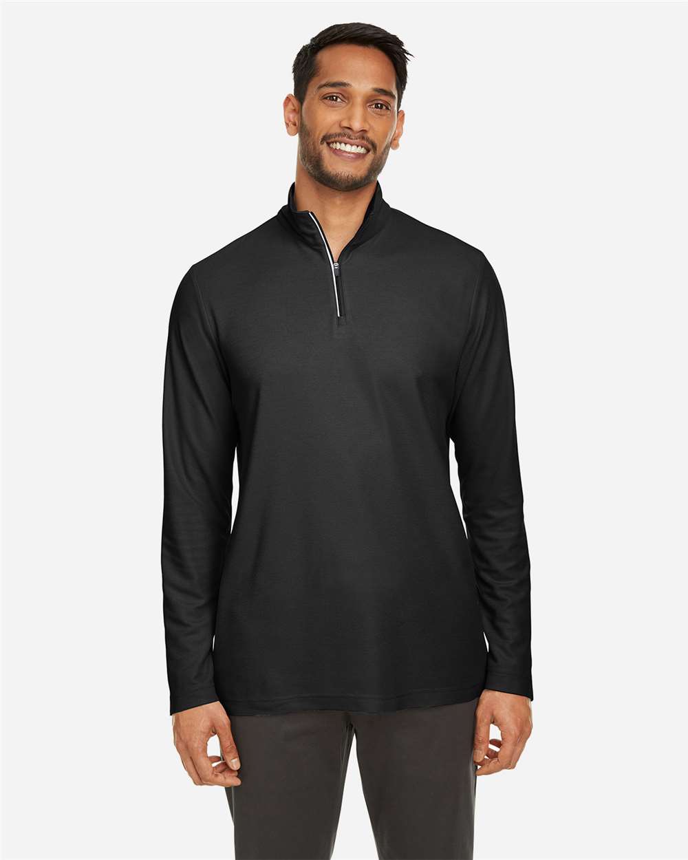 Men's Fusion ChromaSoftÂ™ Pique Quarter-Zip Pullover