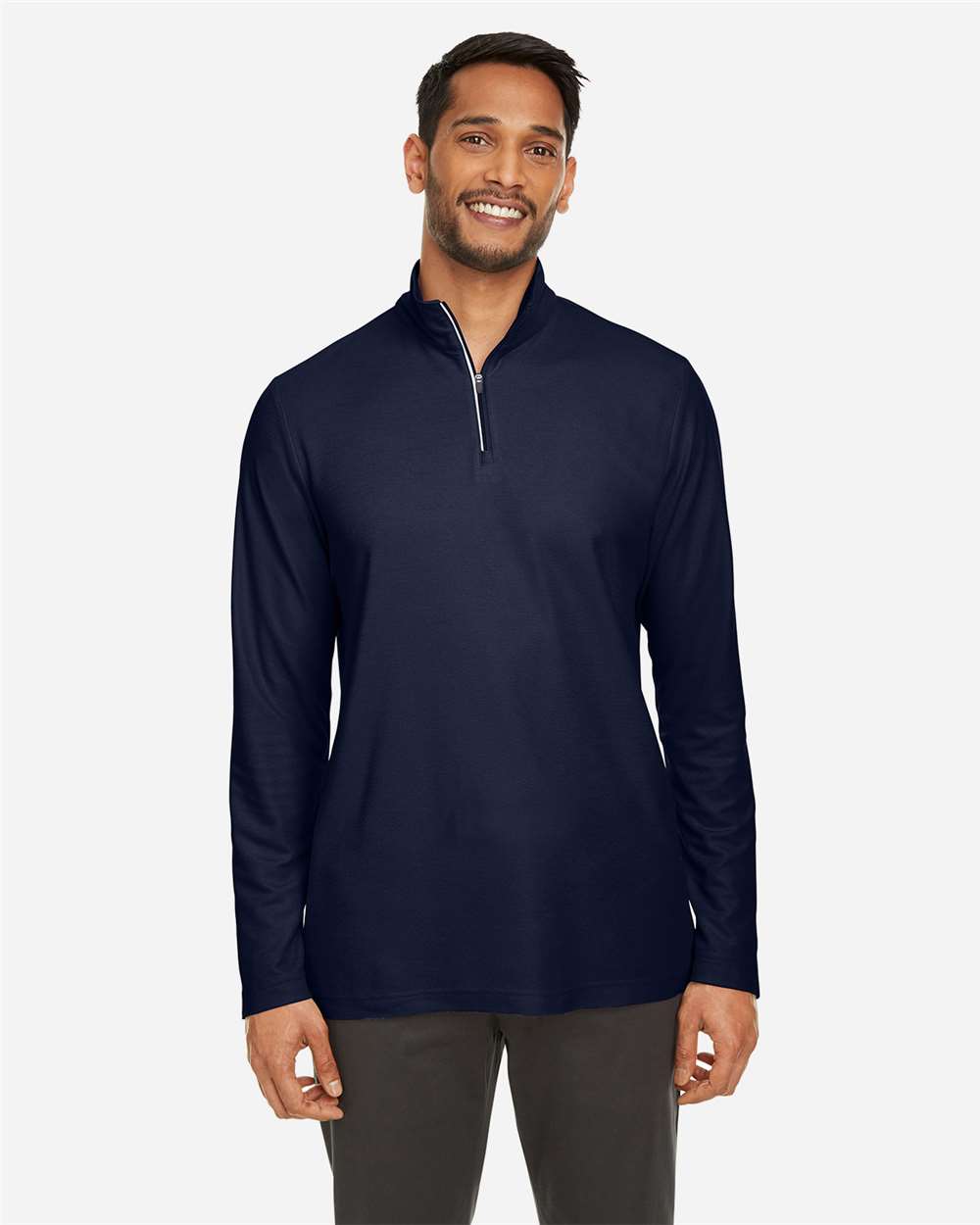 Men's Fusion ChromaSoftÂ™ Pique Quarter-Zip Pullover