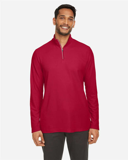 Men's Fusion ChromaSoftÂ™ Pique Quarter-Zip Pullover