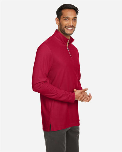 Men's Fusion ChromaSoftÂ™ Pique Quarter-Zip Pullover