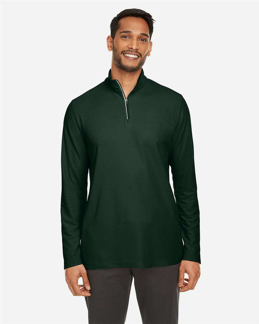 Men's Fusion ChromaSoftÂ™ Pique Quarter-Zip Pullover