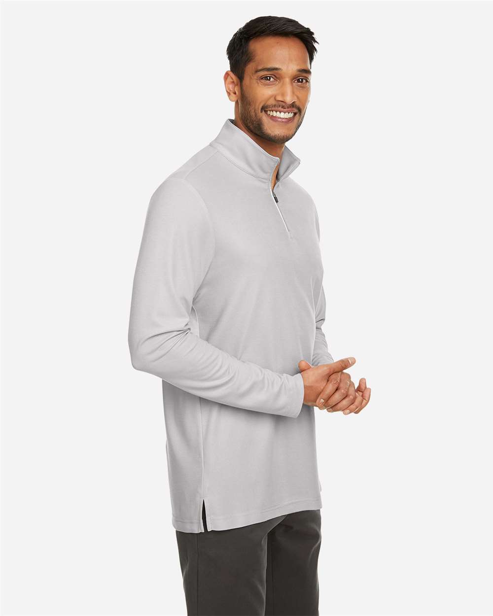 Men's Fusion ChromaSoftÂ™ Pique Quarter-Zip Pullover