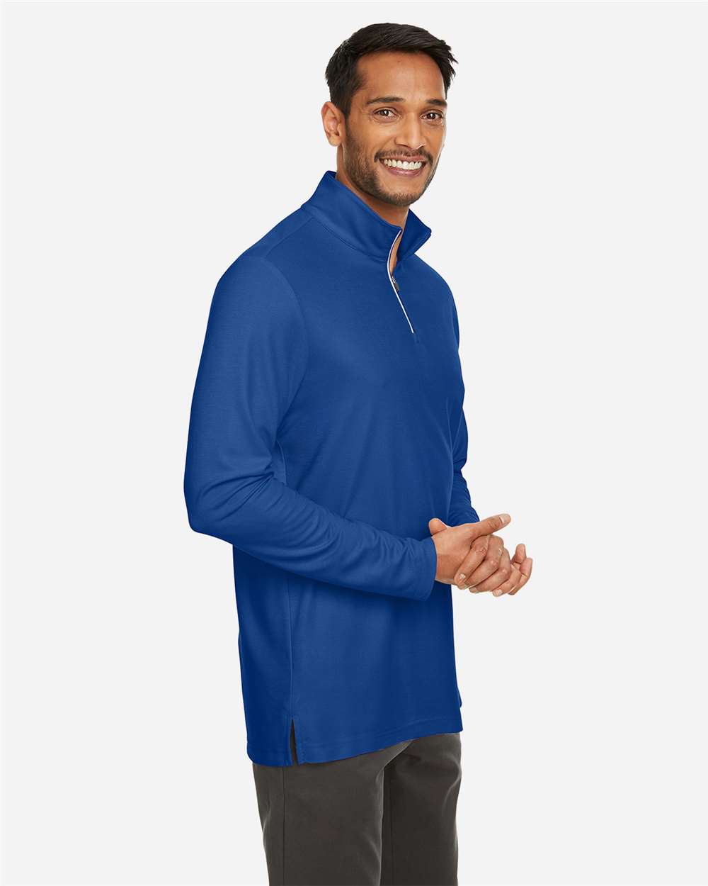 Men's Fusion ChromaSoftÂ™ Pique Quarter-Zip Pullover