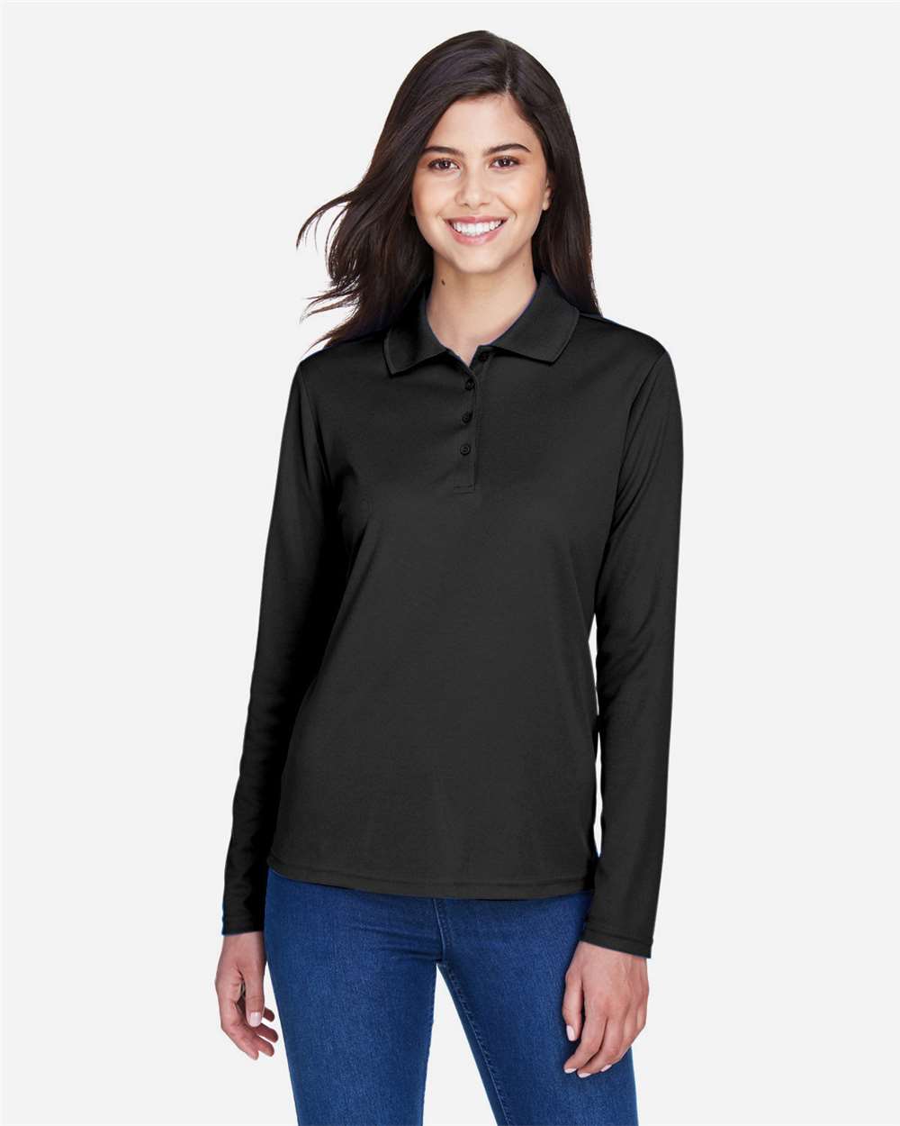 Women's Pinnacle Performance Long Sleeve PiquÃ© Polo