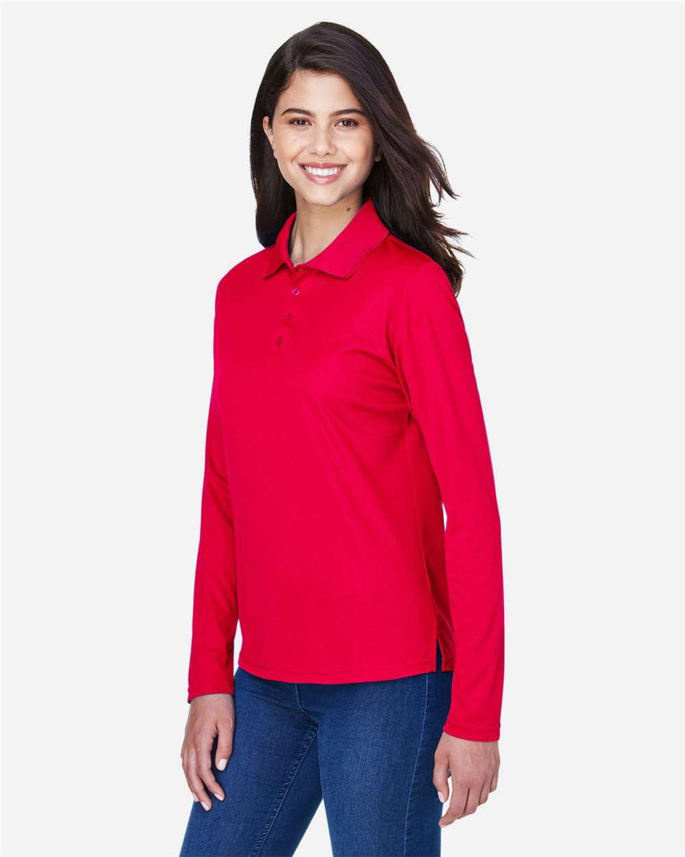 Women's Pinnacle Performance Long Sleeve PiquÃ© Polo