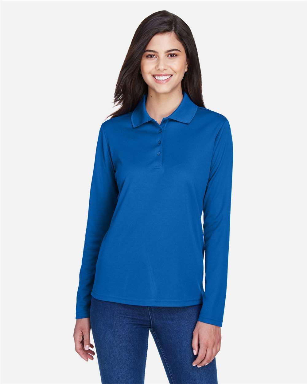 Women's Pinnacle Performance Long Sleeve PiquÃ© Polo