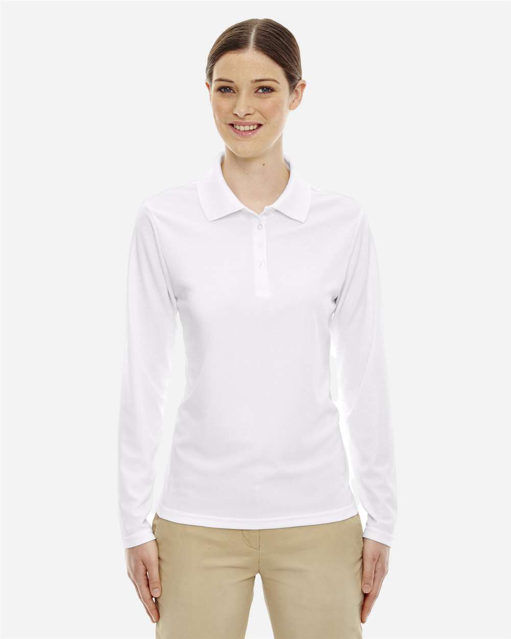 Women's Pinnacle Performance Long Sleeve PiquÃ© Polo