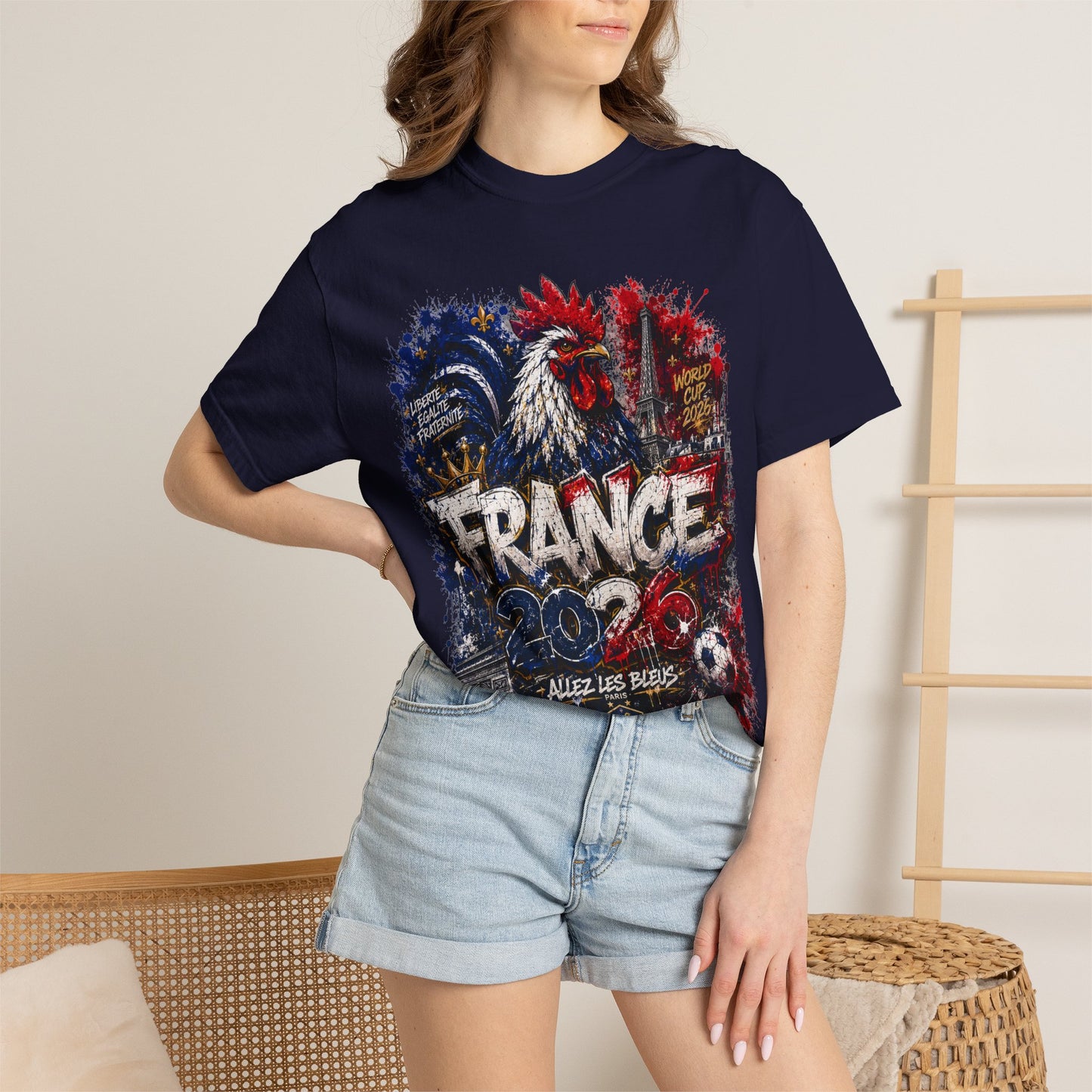 France Football 'Les Bleus' Street Graffiti – World Cup 2026 | Premium Graphic Tee