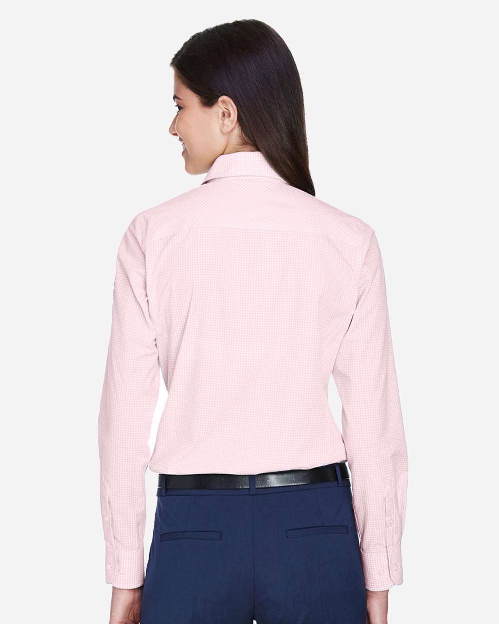 Women's Crown CollectionÂ® Gingham Check Woven Dress Shirt