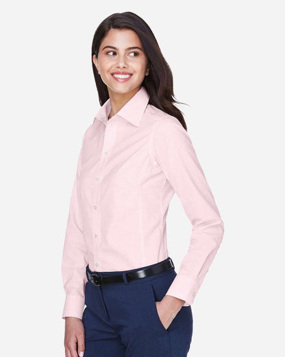 Women's Crown CollectionÂ® Gingham Check Woven Dress Shirt