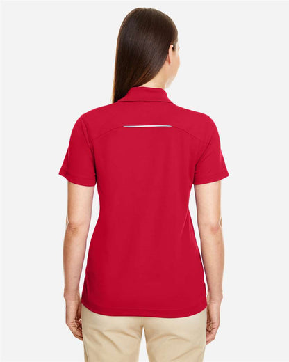 Women's Radiant Performance PiquÃ© Polo with Reflective Piping