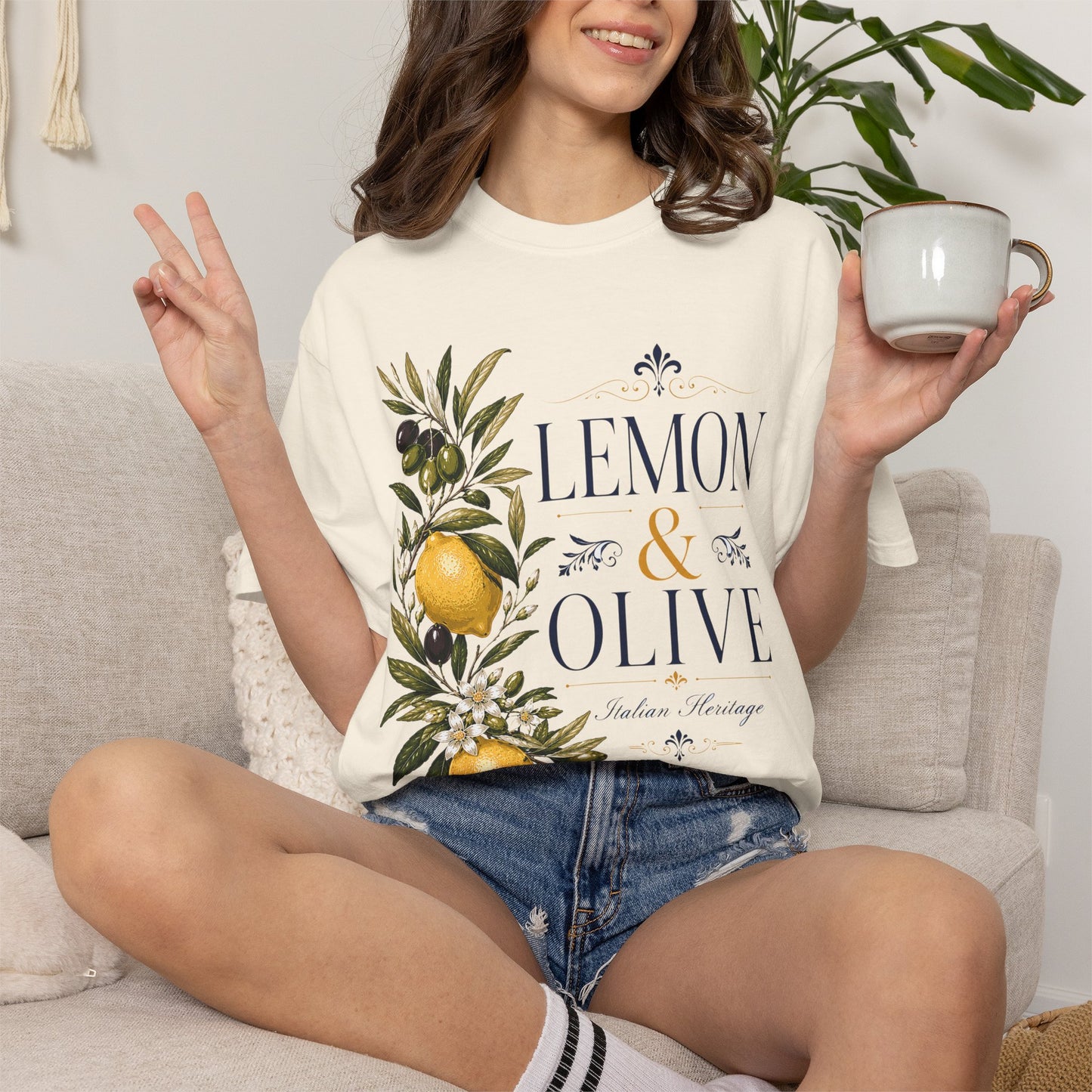 Lemon & Olive – Italian Heritage | Premium Graphic Tee