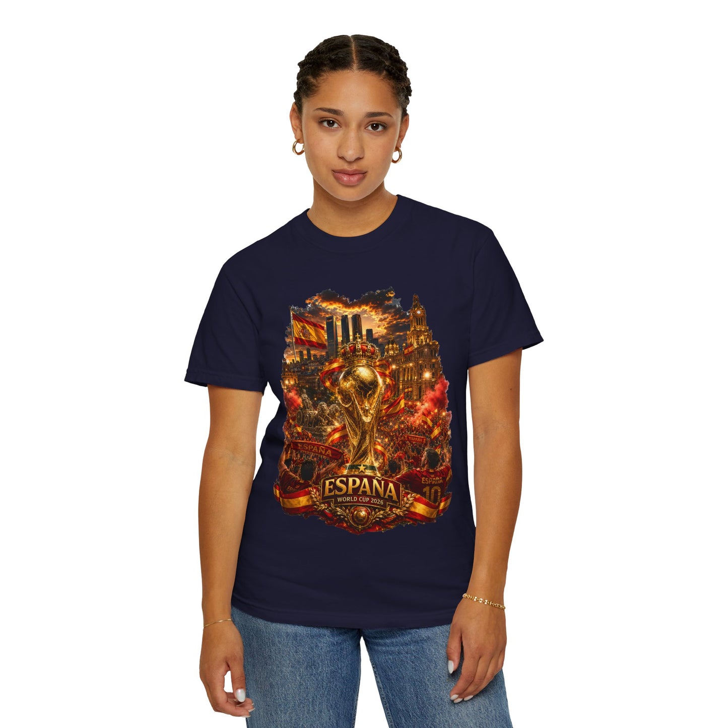 Spain Football World Cup 2026 'Triunfo de Cibeles' Ultimate Fan Celebration | Premium Graphic Tee