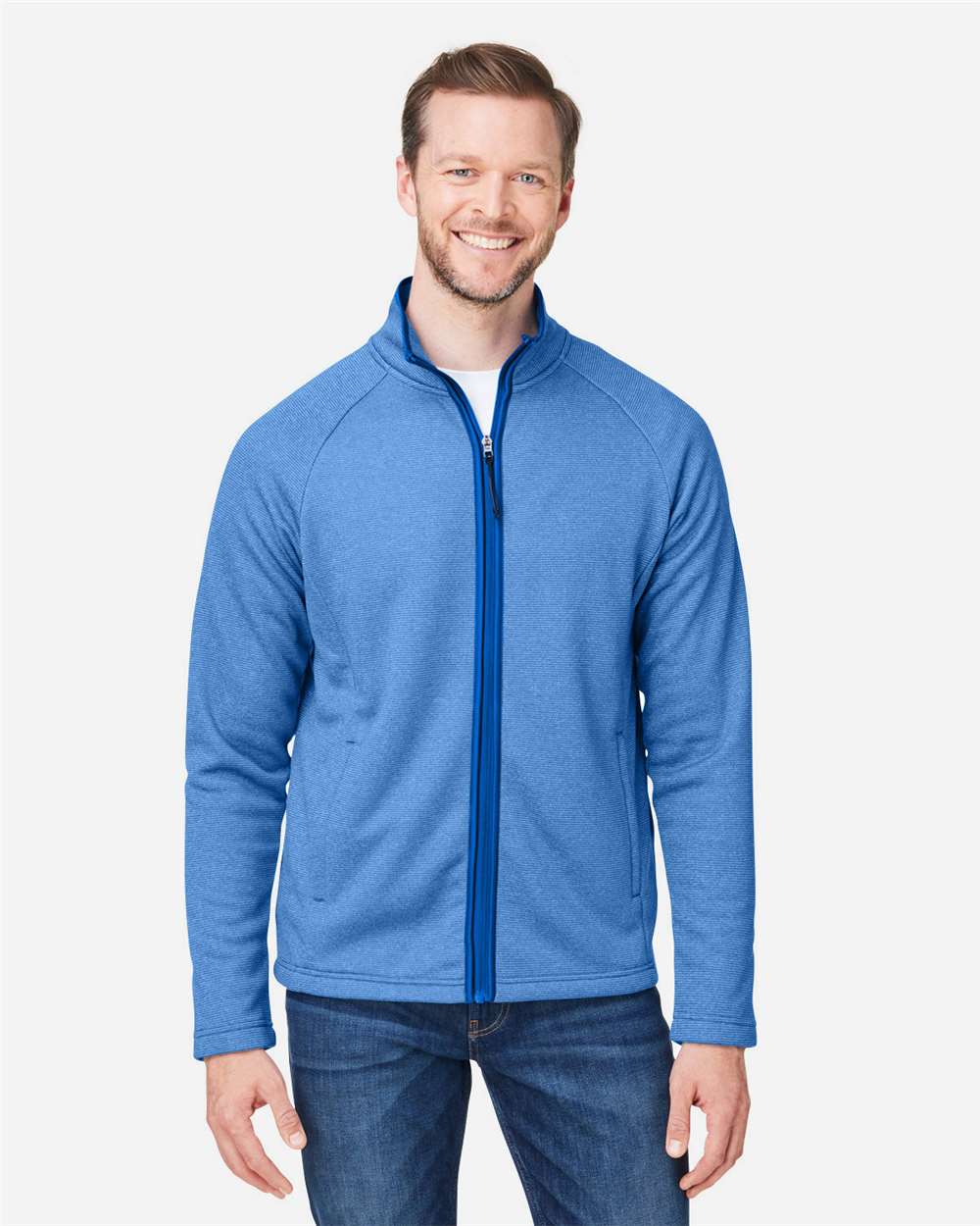 Men's Venture Heathered Stripe Full-Zip