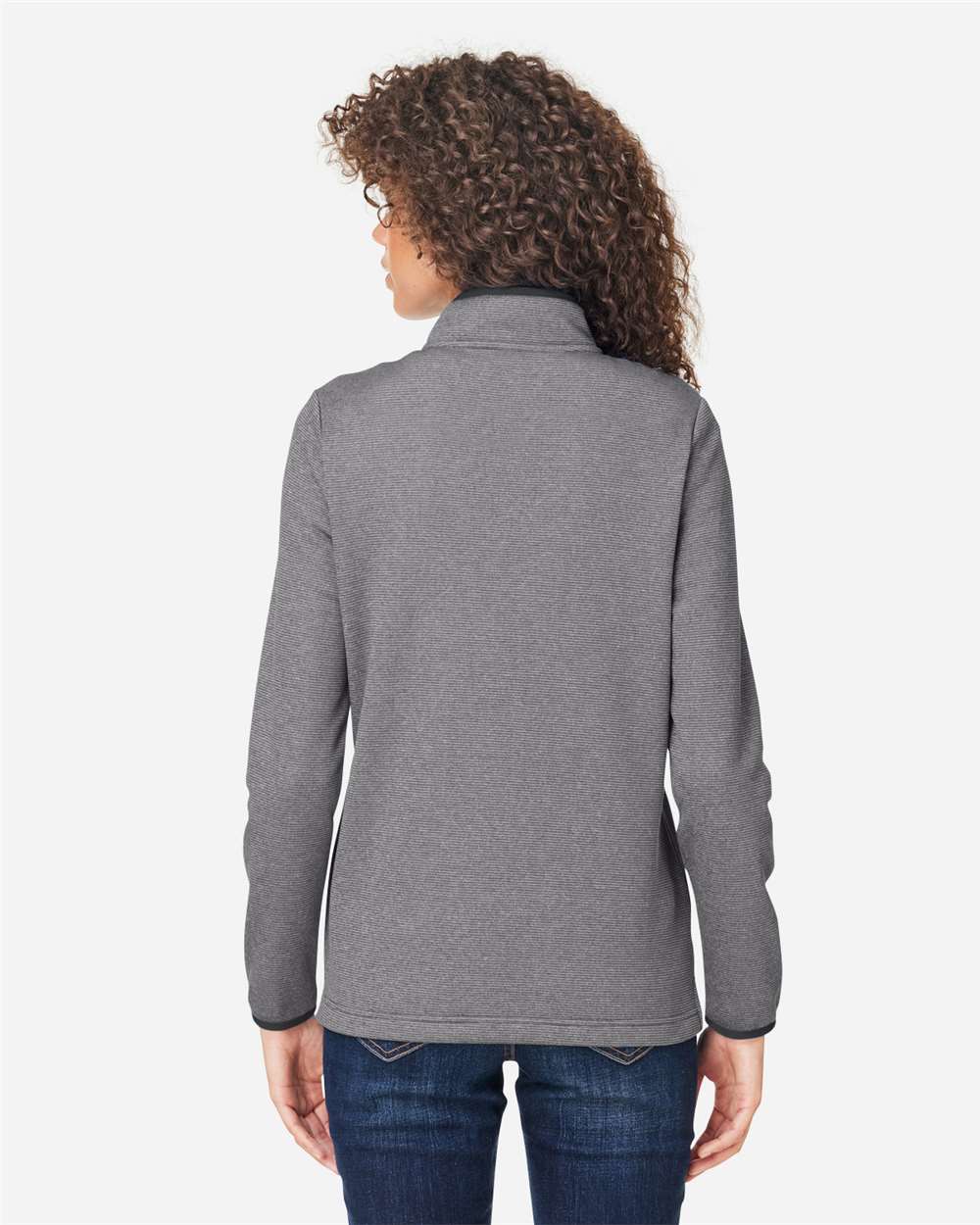 Women's Venture Heathered Stripe Quarter-Zip Pullover
