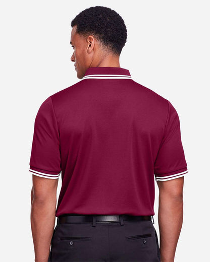 Men's CrownLux PerformanceÂ® Plaited Tipped Polo