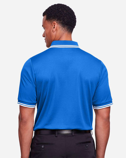 Men's CrownLux PerformanceÂ® Plaited Tipped Polo