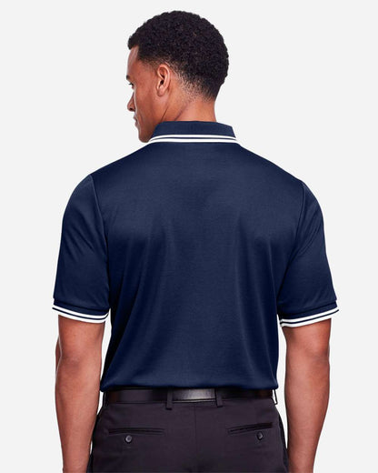 Men's CrownLux PerformanceÂ® Plaited Tipped Polo