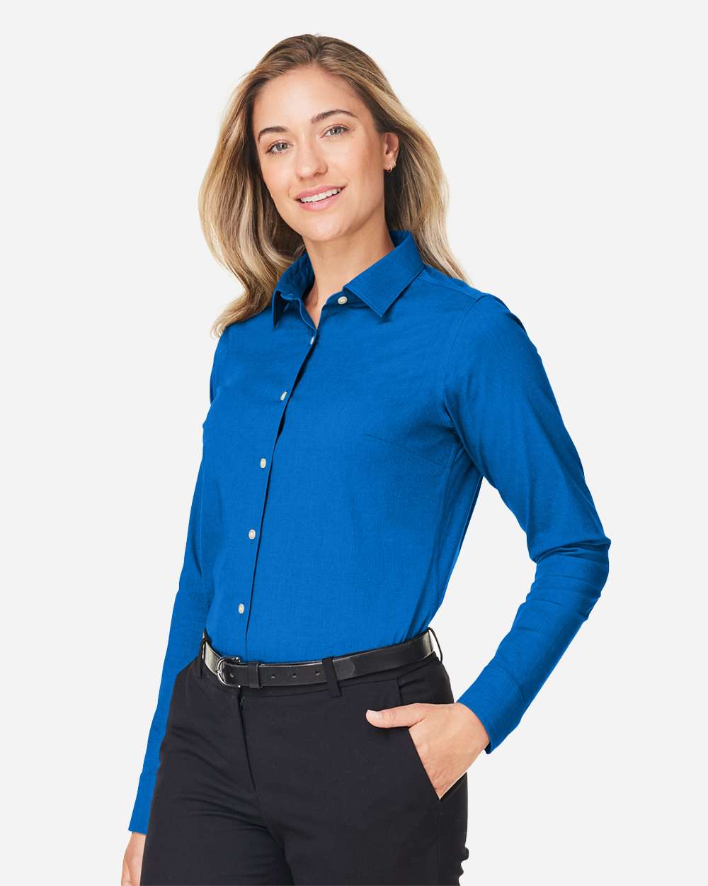 Women's CrownLux PerformanceÂ® Spencer Poplin Dress Shirt