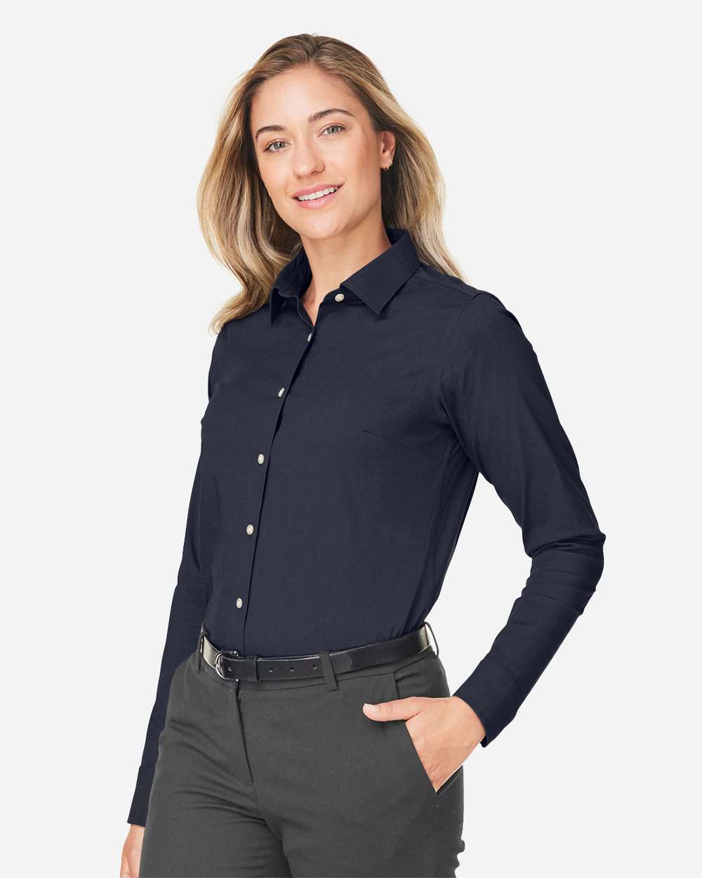 Women's CrownLux PerformanceÂ® Spencer Poplin Dress Shirt