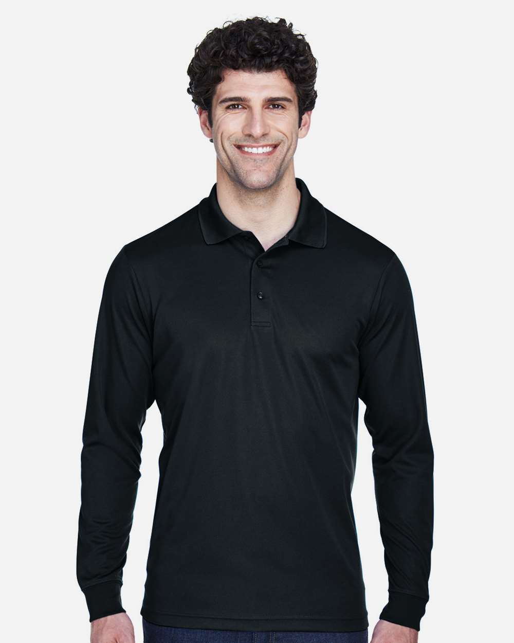 Men's Tall Pinnacle Performance Long Sleeve PiquÃ© Polo