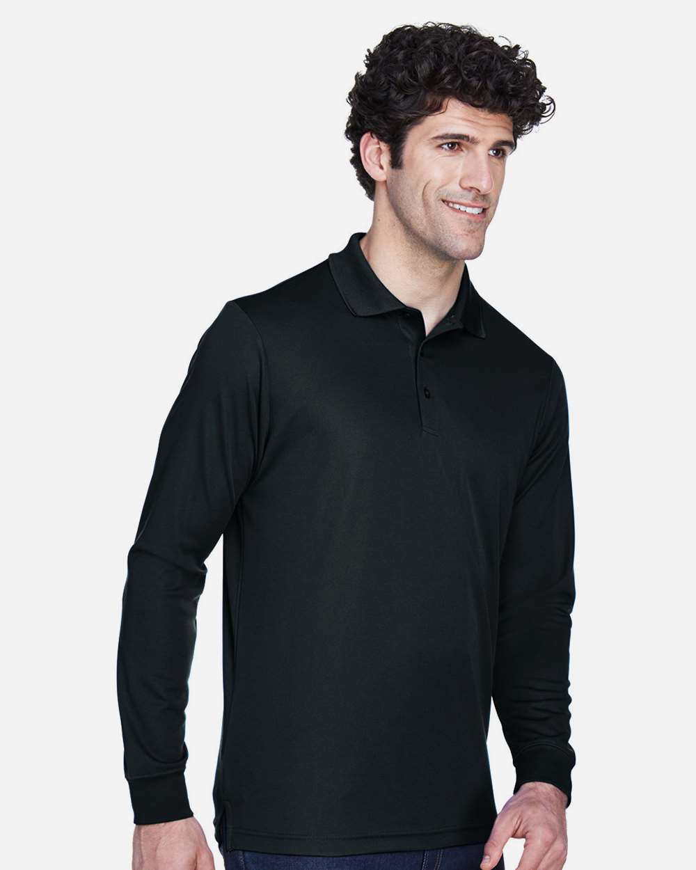Men's Tall Pinnacle Performance Long Sleeve PiquÃ© Polo