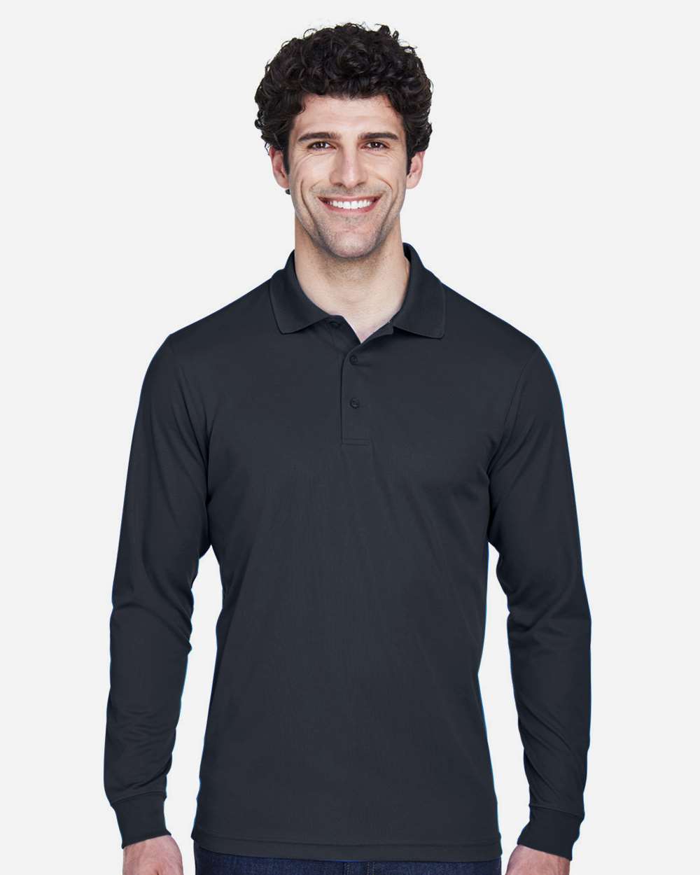 Men's Tall Pinnacle Performance Long Sleeve PiquÃ© Polo