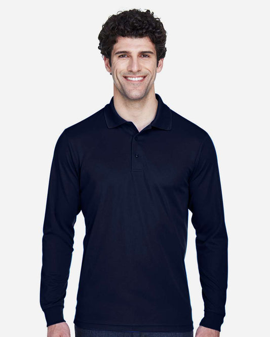 Men's Tall Pinnacle Performance Long Sleeve PiquÃ© Polo